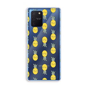 CaseCompany Ananas: Samsung Galaxy Note 10 Lite Transparant Hoesje