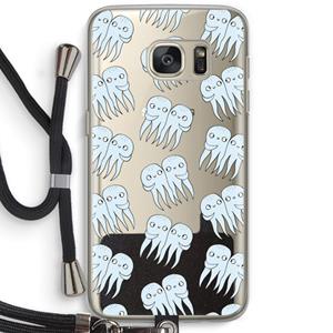 CaseCompany Octopussen: Samsung Galaxy S7 Transparant Hoesje met koord