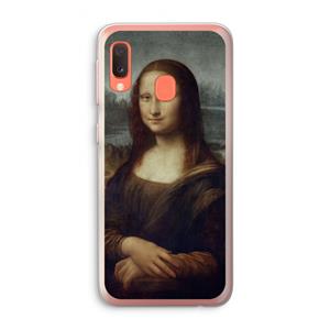 CaseCompany Mona Lisa: Samsung Galaxy A20e Transparant Hoesje