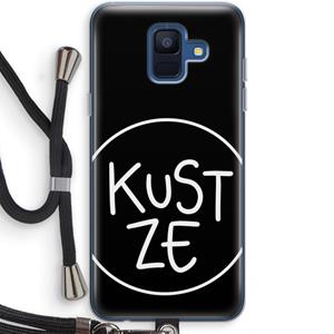 CaseCompany KUST ZE: Samsung Galaxy A6 (2018) Transparant Hoesje met koord