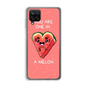 CaseCompany One In A Melon: Samsung Galaxy A12 Transparant Hoesje