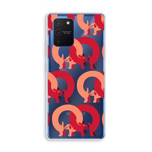 CaseCompany Dogs: Samsung Galaxy Note 10 Lite Transparant Hoesje