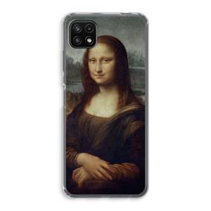 CaseCompany Mona Lisa: Samsung Galaxy A22 5G Transparant Hoesje