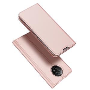 Dux Ducis Pro Serie Slim wallet hoes - Xiaomi Redmi Note 9 - Roze goud