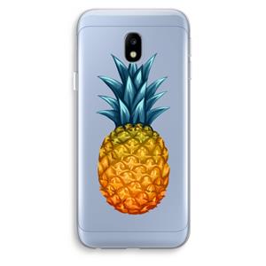 CaseCompany Grote ananas: Samsung Galaxy J3 (2017) Transparant Hoesje
