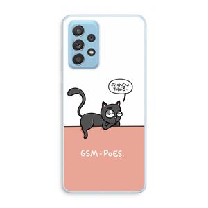 CaseCompany GSM poes: Samsung Galaxy A73 Transparant Hoesje