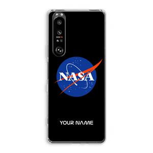 CaseCompany NASA: Sony Xperia 1 III Transparant Hoesje