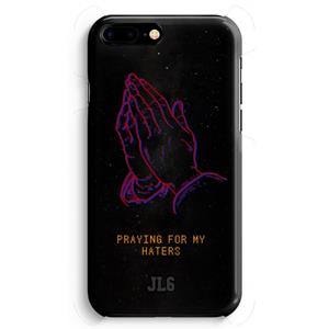CaseCompany Praying For My Haters: iPhone 8 Plus Volledig Geprint Hoesje