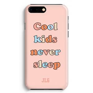 CaseCompany Cool Kids Never Sleep: iPhone 8 Plus Volledig Geprint Hoesje