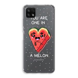 CaseCompany One In A Melon: Samsung Galaxy A22 5G Transparant Hoesje