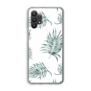 CaseCompany Simple leaves: Samsung Galaxy A32 5G Transparant Hoesje