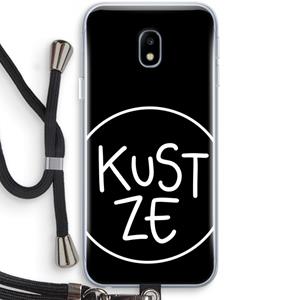 CaseCompany KUST ZE: Samsung Galaxy J3 (2017) Transparant Hoesje met koord