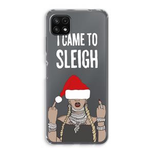 CaseCompany Came To Sleigh: Samsung Galaxy A22 5G Transparant Hoesje