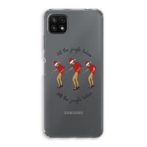 CaseCompany Jingle Ladies: Samsung Galaxy A22 5G Transparant Hoesje