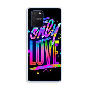 CaseCompany Only Love: Samsung Galaxy Note 10 Lite Transparant Hoesje