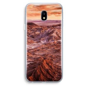 CaseCompany Mars: Samsung Galaxy J3 (2017) Transparant Hoesje
