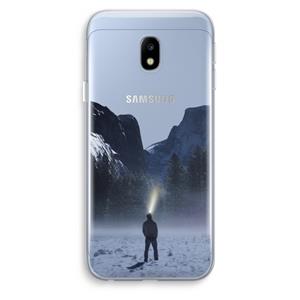 CaseCompany Wanderlust: Samsung Galaxy J3 (2017) Transparant Hoesje