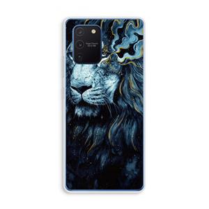 CaseCompany Darkness Lion: Samsung Galaxy Note 10 Lite Transparant Hoesje