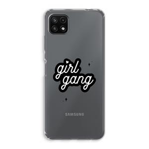 CaseCompany Girl Gang: Samsung Galaxy A22 5G Transparant Hoesje