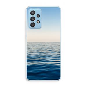 CaseCompany Water horizon: Samsung Galaxy A73 Transparant Hoesje