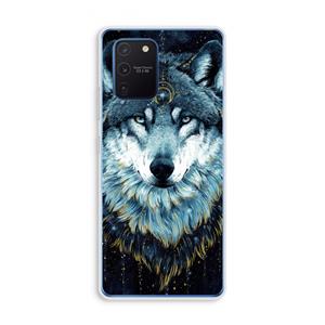 CaseCompany Darkness Wolf: Samsung Galaxy Note 10 Lite Transparant Hoesje