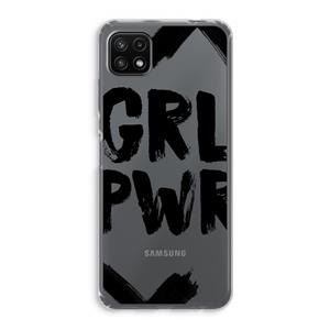 CaseCompany Girl Power #2: Samsung Galaxy A22 5G Transparant Hoesje