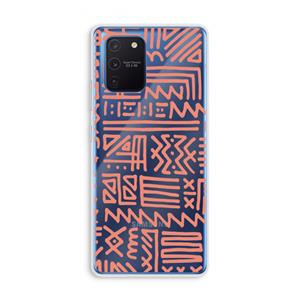 CaseCompany Marrakech Pink: Samsung Galaxy Note 10 Lite Transparant Hoesje