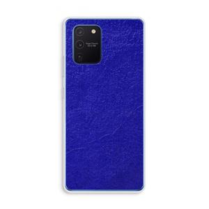 CaseCompany Majorelle Blue: Samsung Galaxy Note 10 Lite Transparant Hoesje