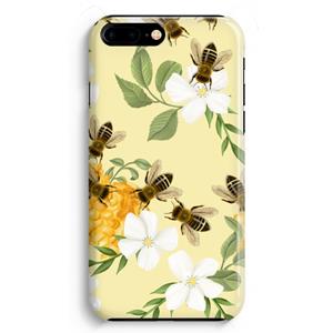 CaseCompany No flowers without bees: iPhone 8 Plus Volledig Geprint Hoesje