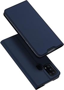 Dux Ducis Pro Serie slim wallet hoes - Samsung Galaxy M31 - Blauw