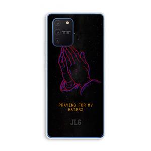 CaseCompany Praying For My Haters: Samsung Galaxy Note 10 Lite Transparant Hoesje