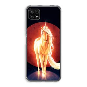 CaseCompany Last Unicorn: Samsung Galaxy A22 5G Transparant Hoesje