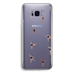 CaseCompany Dancing #1: Samsung Galaxy S8 Plus Transparant Hoesje