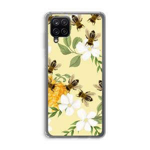 CaseCompany No flowers without bees: Samsung Galaxy A12 Transparant Hoesje