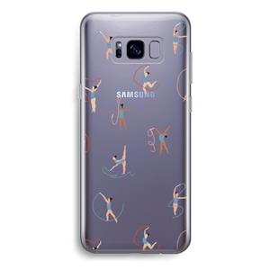 CaseCompany Dancing #3: Samsung Galaxy S8 Plus Transparant Hoesje