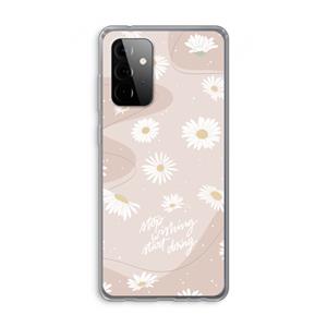 CaseCompany Daydreaming becomes reality: Samsung Galaxy A72 Transparant Hoesje