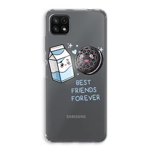 CaseCompany Best Friend Forever: Samsung Galaxy A22 5G Transparant Hoesje