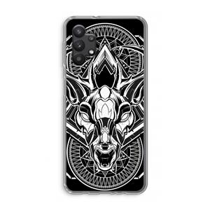 CaseCompany Oh Deer: Samsung Galaxy A32 5G Transparant Hoesje