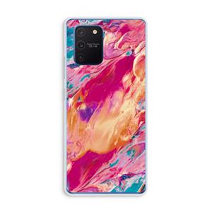 CaseCompany Pastel Echoes: Samsung Galaxy Note 10 Lite Transparant Hoesje
