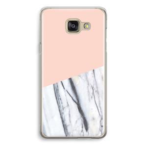 CaseCompany A touch of peach: Samsung Galaxy A5 (2016) Transparant Hoesje