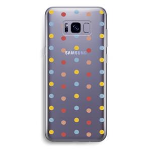 CaseCompany Bollen: Samsung Galaxy S8 Plus Transparant Hoesje