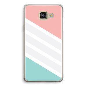 CaseCompany Strepen pastel: Samsung Galaxy A5 (2016) Transparant Hoesje