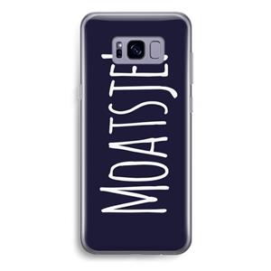 CaseCompany Moatsje!: Samsung Galaxy S8 Plus Transparant Hoesje
