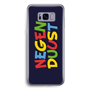 CaseCompany 90's One: Samsung Galaxy S8 Plus Transparant Hoesje