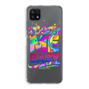 CaseCompany Touch Me: Samsung Galaxy A22 5G Transparant Hoesje