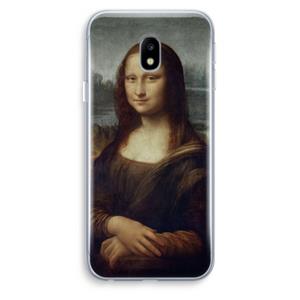CaseCompany Mona Lisa: Samsung Galaxy J3 (2017) Transparant Hoesje