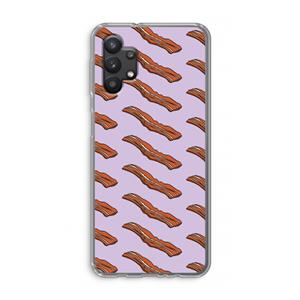 CaseCompany Bacon to my eggs #2: Samsung Galaxy A32 5G Transparant Hoesje