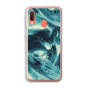 CaseCompany Dreaming About Whales: Samsung Galaxy A20e Transparant Hoesje