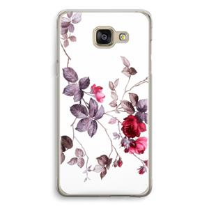 CaseCompany Mooie bloemen: Samsung Galaxy A5 (2016) Transparant Hoesje