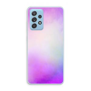 CaseCompany Clouds pastel: Samsung Galaxy A73 Transparant Hoesje